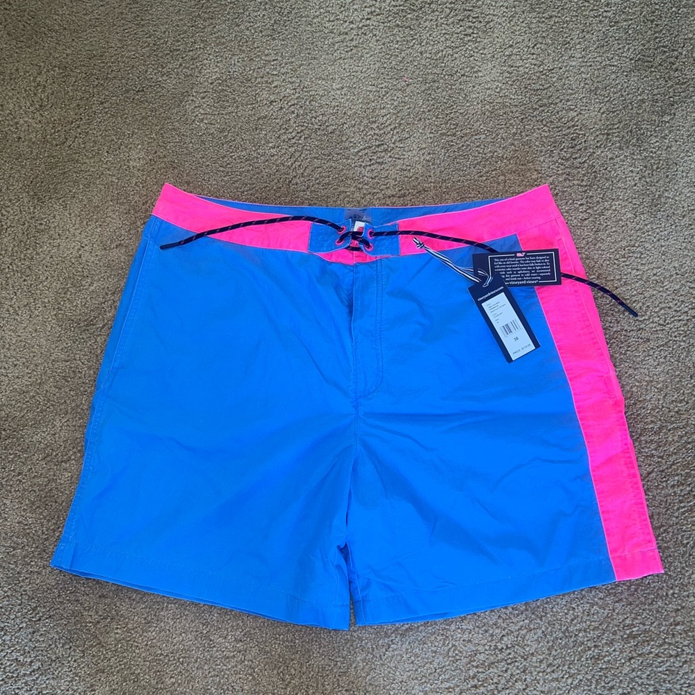 mens vineyard vines montauk swim trunks NWT size 38